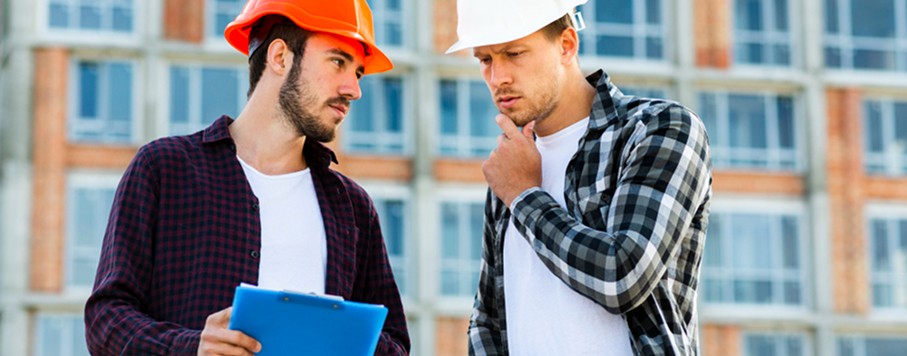 Commercial property renovation in progress with staged construction planning in Melbourne