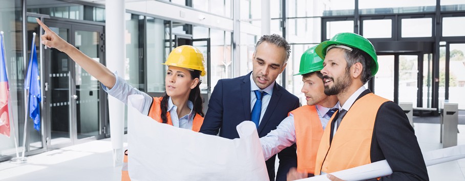 Industrial facility infrastructure with high service capacity for logistics and manufacturing