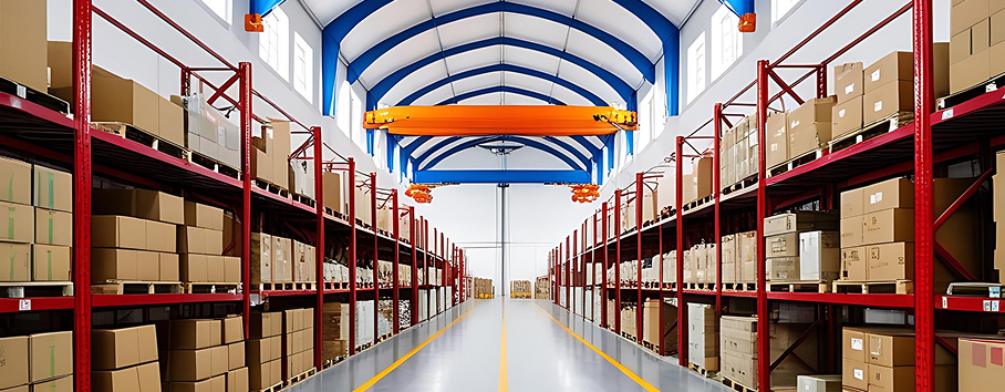 Modern warehouse facility with efficient storage layout, loading docks and circulation planning in Melbourne