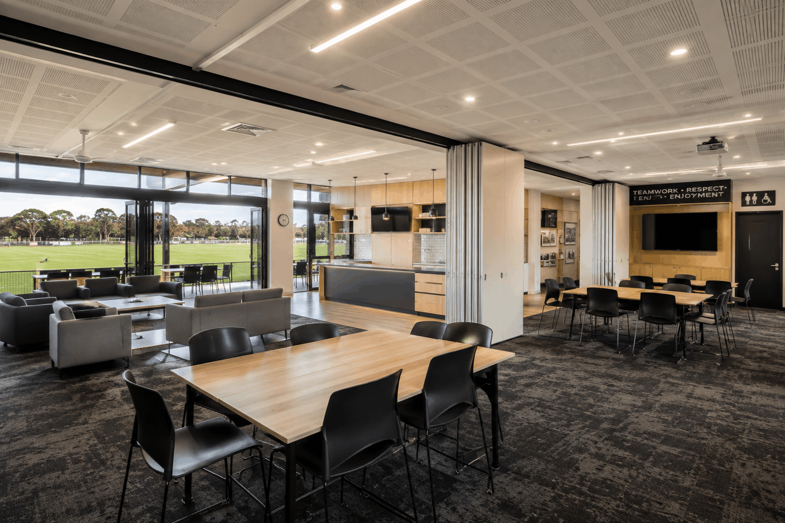Melbourne sports facility architects designing a sustainable multi-sport pavilion for community and sporting use